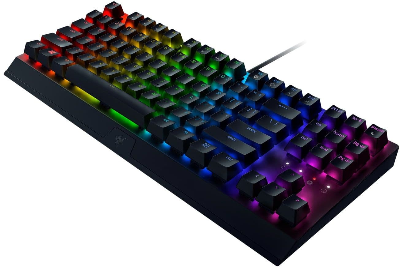 Клавиатура Razer BlackWidow V3 TKL механическая черный/черный USB Multimedia for gamer LED (RZ03-03490700-R3R1) кабель 1.8м - фото 4