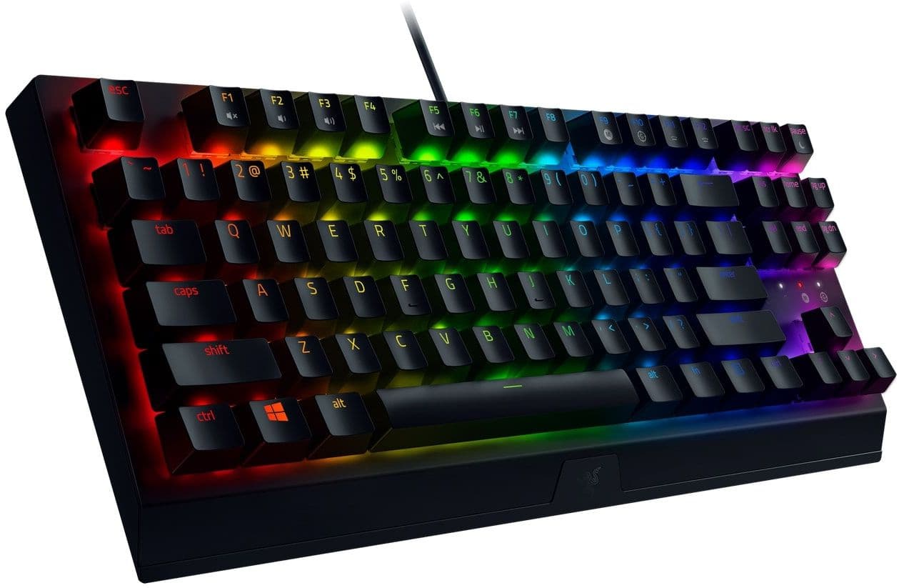 Клавиатура Razer BlackWidow V3 TKL механическая черный/черный USB Multimedia for gamer LED (RZ03-03490700-R3R1) кабель 1.8м - фото 5