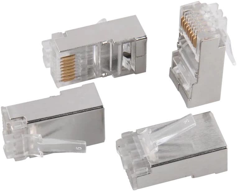 Коннектор ITK (CS3-1C5EF) FTP кат.5E RJ45 прозрачный