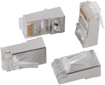 Коннектор ITK (CS3-1C5EF) FTP кат.5E RJ45 прозрачный - фото 2