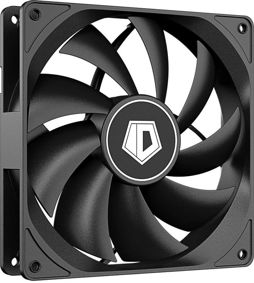 Вентилятор для корпуса ID-Cooling FL-12025K 120х120x25 черный 3-pin 21дБ Ret