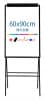 Флипчарт Deli 7890 лак 90x60см на подставке белый/черный с аксессуарами - фото 3