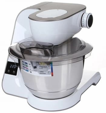 Кухонная машина Bosch Mum5 MUM5X планетар.вращ. 1000Вт белый/бежевый - фото 5
