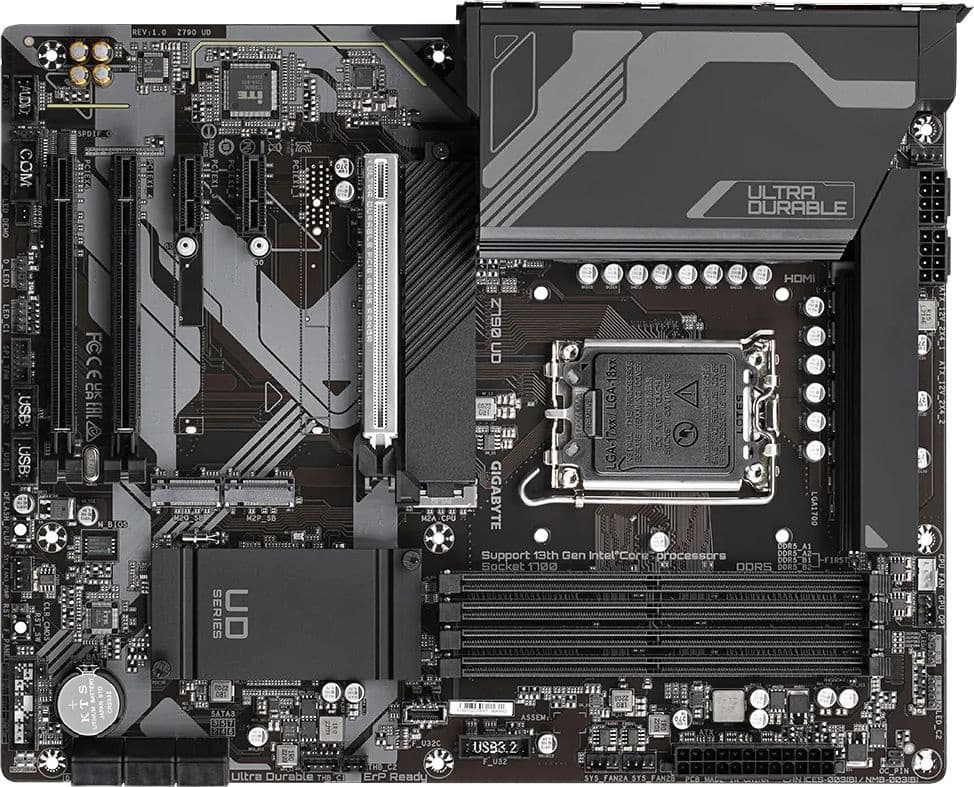 Материнская плата Gigabyte Z790 UD Soc-1700 Intel Z790 4xDDR5 ATX AC`97 8ch(7.1) 2.5Gg RAID+HDMI+DP - фото 5