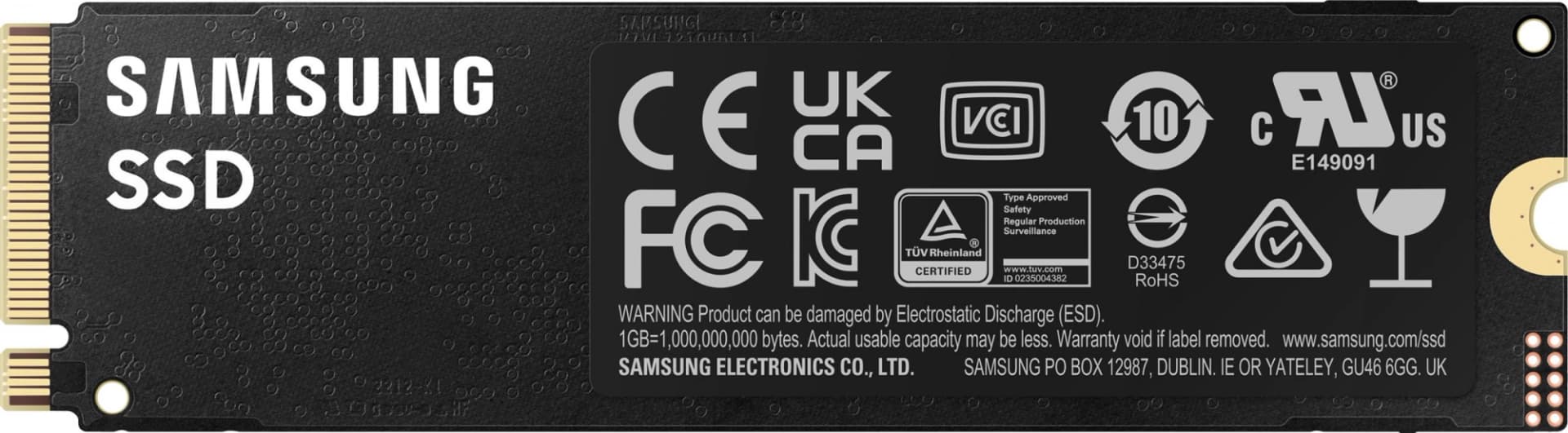 Накопитель SSD Samsung PCIe 4.0 x4 1TB MZ-V9P1T0BW 990 Pro M.2 2280 - фото 3