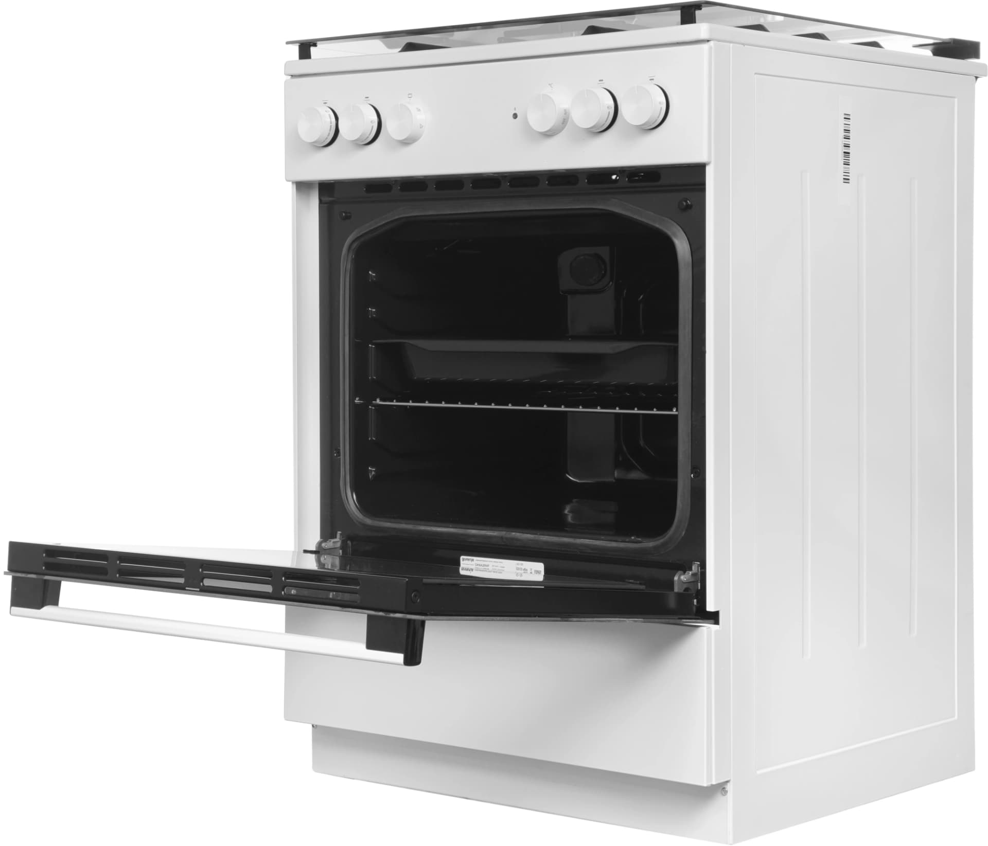 Плита Комбинированная Gorenje GK6A20WF белый (стеклянная крышка) реш.чугун - фото 5
