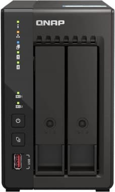 Сетевое хранилище NAS Qnap Original TS-253E-8G 2-bay настольный Celeron J6412 - фото 2