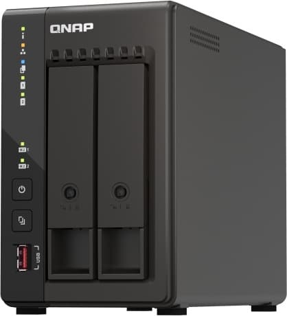 Сетевое хранилище NAS Qnap Original TS-253E-8G 2-bay настольный Celeron J6412 - фото 4