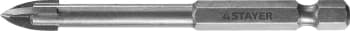 Сверло Stayer 2985-08_z01 по каф/керамогр/стек Д=8мм Дл=80мм (1пред.) для дрелей - фото 2