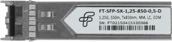 Трансивер Future Technologies FT-SFP-SX-1,25-850-0,5-D оптич. SFP MM 1.25Гбит/с Tx:850нм до 0.5км - фото 2