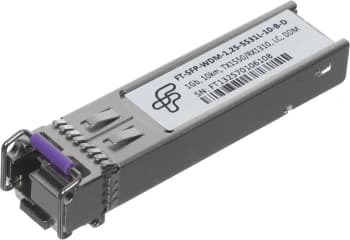 Трансивер Future Technologies FT-SFP-WDM-1,25-5531L-10-B-D оптич. SFP WDM SM 1.25Гбит/с Tx:1550нм Rx:1310нм до 10км - фото 2