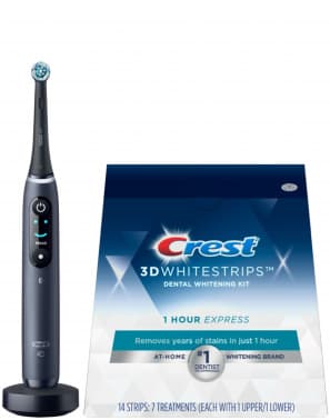 Зубная щетка электрическая Oral-B Vitality iO Series 8 черный - фото 5