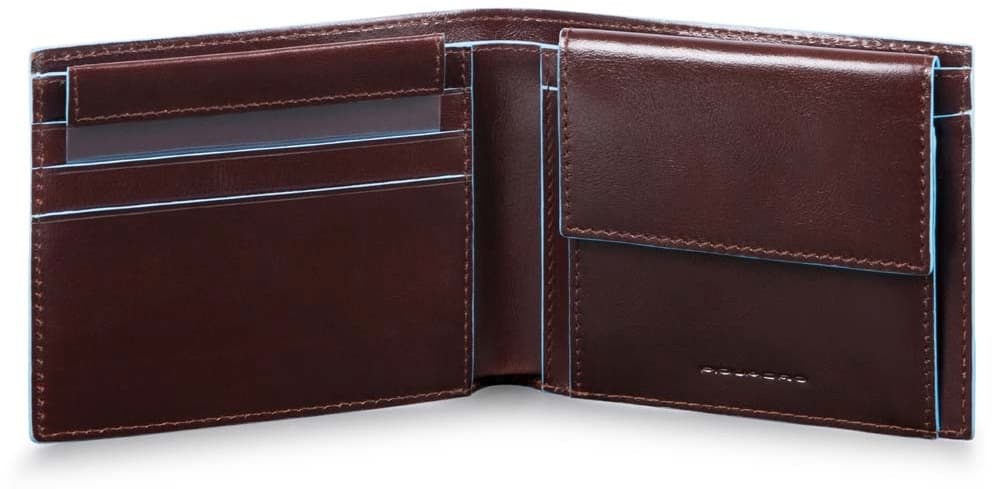 Кошелек мужской Piquadro Blue Square PU4188B2R/MO коричневый натур.кожа - фото 4