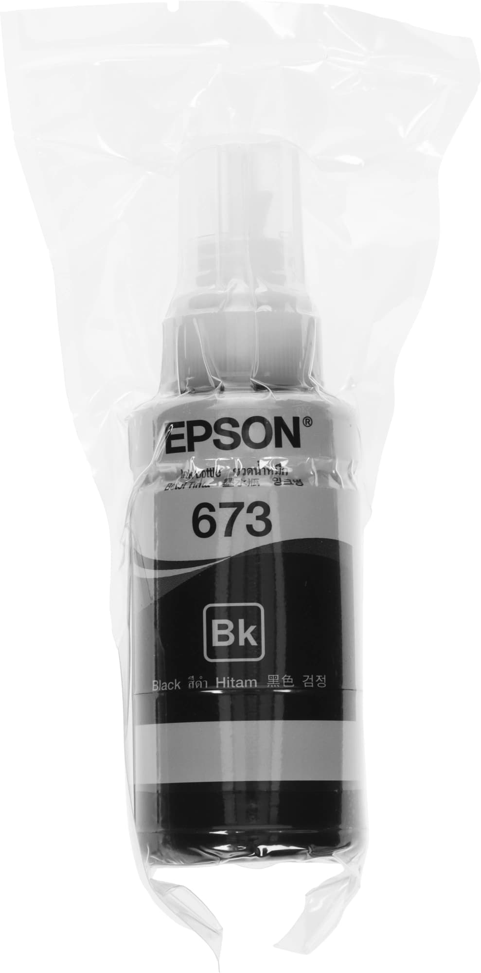 Чернила Epson 673 C13T673198 (аналог C13T67314A) черный 70мл для Epson L800/L810/L850/L1800 - фото 3