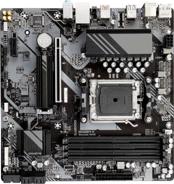 Материнская плата Gigabyte B650M K Socket AM5 AMD B650 4xDDR5 mATX AC`97 8ch(7.1) 2.5Gg RAID+HDMI - фото 2