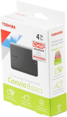 Жесткий диск Toshiba USB3.0 4TB HDTB540EK3CA Canvio Basics 2.5" черный - фото 5