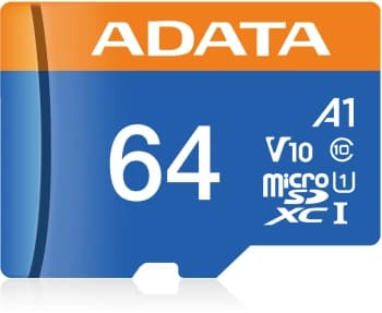 Флеш карта microSDXC 64GB A-Data AUSDX64GUICL10A1-RA1 Premier + adapter - фото 5