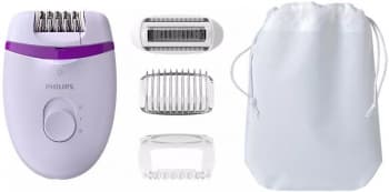 Эпилятор Philips BRE275/00 скор.:2 насад.:3 от электр.сети сиреневый/фиолетовый - фото 2