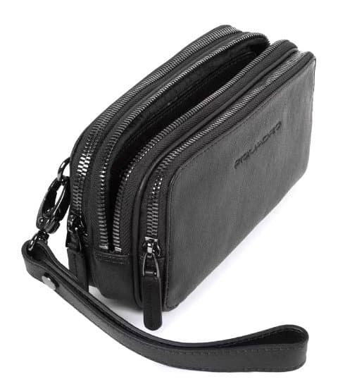 Клатч мужской Piquadro Black Square AC2141B3/N черный натур.кожа