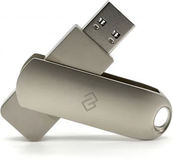 Флеш Диск Digma 32Gb DRIVE3 DGFUM032A30SR USB3.0 серебристый - фото 2