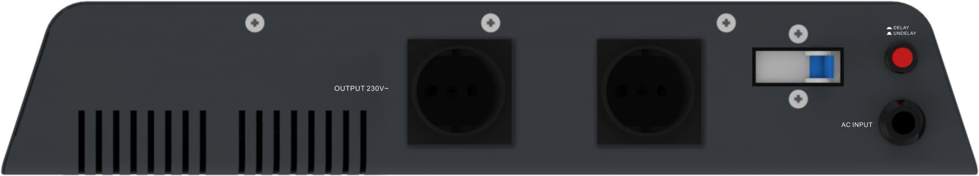 Стабилизатор напряжения Powercom WM-3000VA 1800Вт 3000ВА графитовый - фото 3