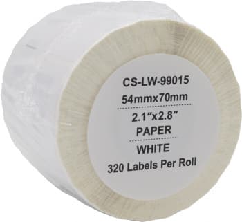 Этикетки Cactus CS-LW-99015 сег.:70x54мм черный белый 320шт/рул Dymo Label Writer 450/4XL - фото 2