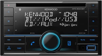 Автомагнитола Kenwood DPX-5300BT 2DIN 4x50Вт v4.2 AUX DSP 3 RDS - фото 2