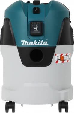 Строительный пылесос Makita VC2512L 1000Вт (уборка: сухая/влажная) серый - фото 2