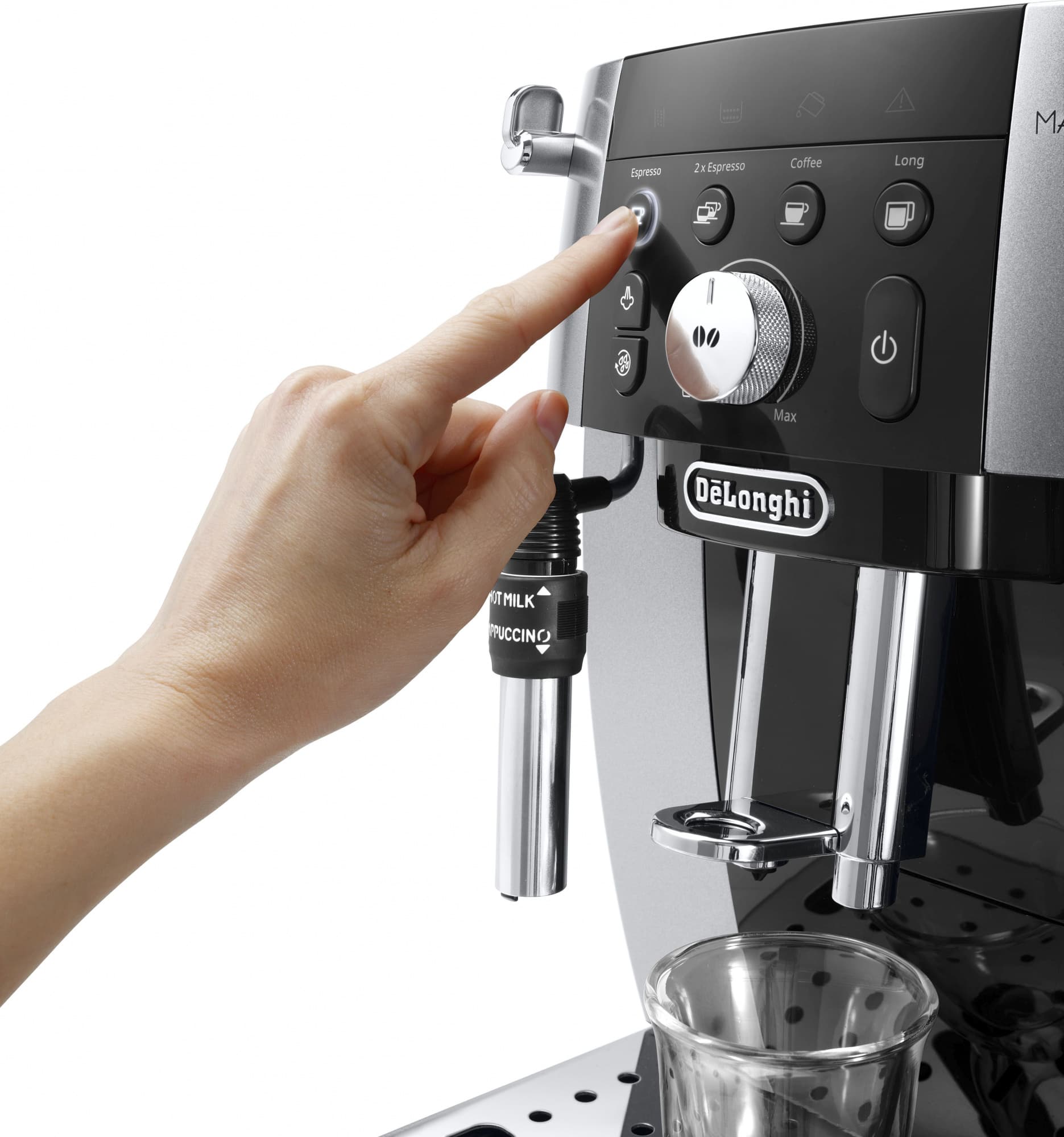 Кофемашина Delonghi Magnifica Smart ECAM250.23.SB 1450Вт черный/серебристый - фото 4