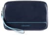 Клатч Piquadro Blue Square AC3944B2/BLU2 темно-синий натур.кожа - фото 3