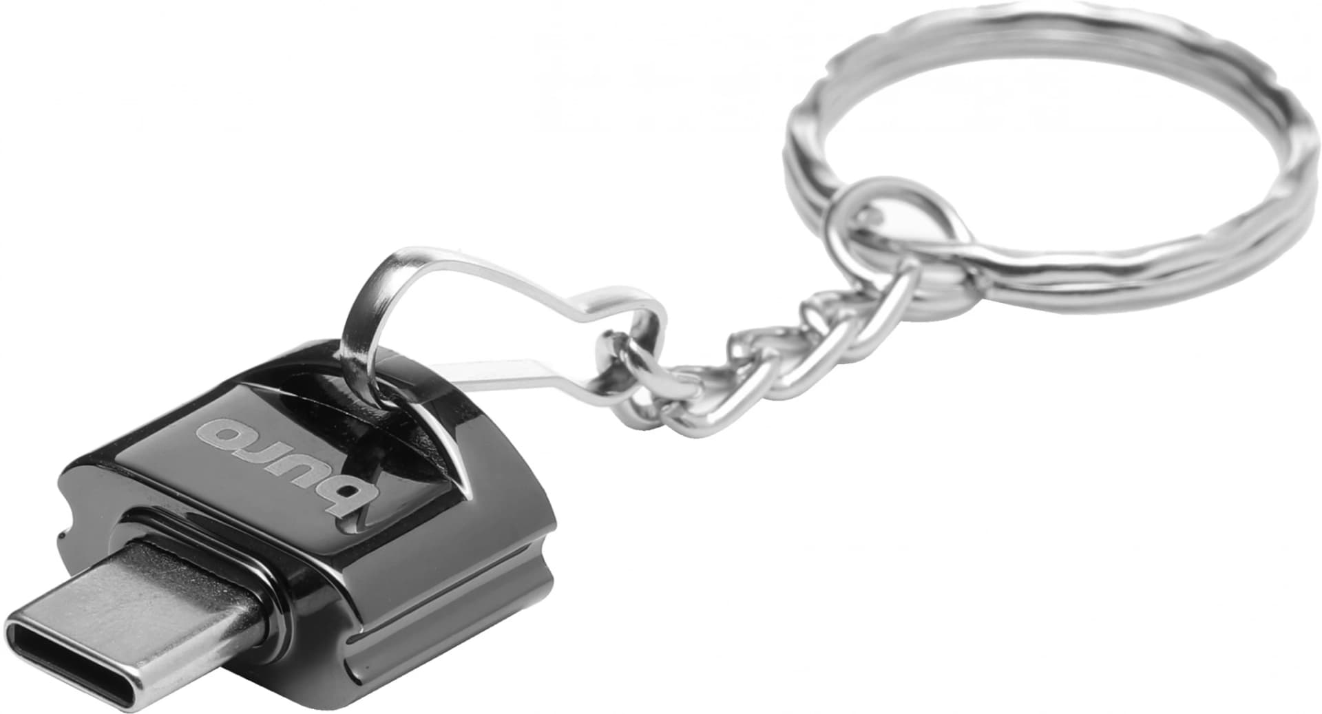 Устройство чтения карт памяти USB Type-C Buro BU-CR-201 черный - фото 2