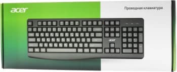 Клавиатура Acer OKW301 черный USB (ZL.KBDCC.01A) кабель 1.8м - фото 2
