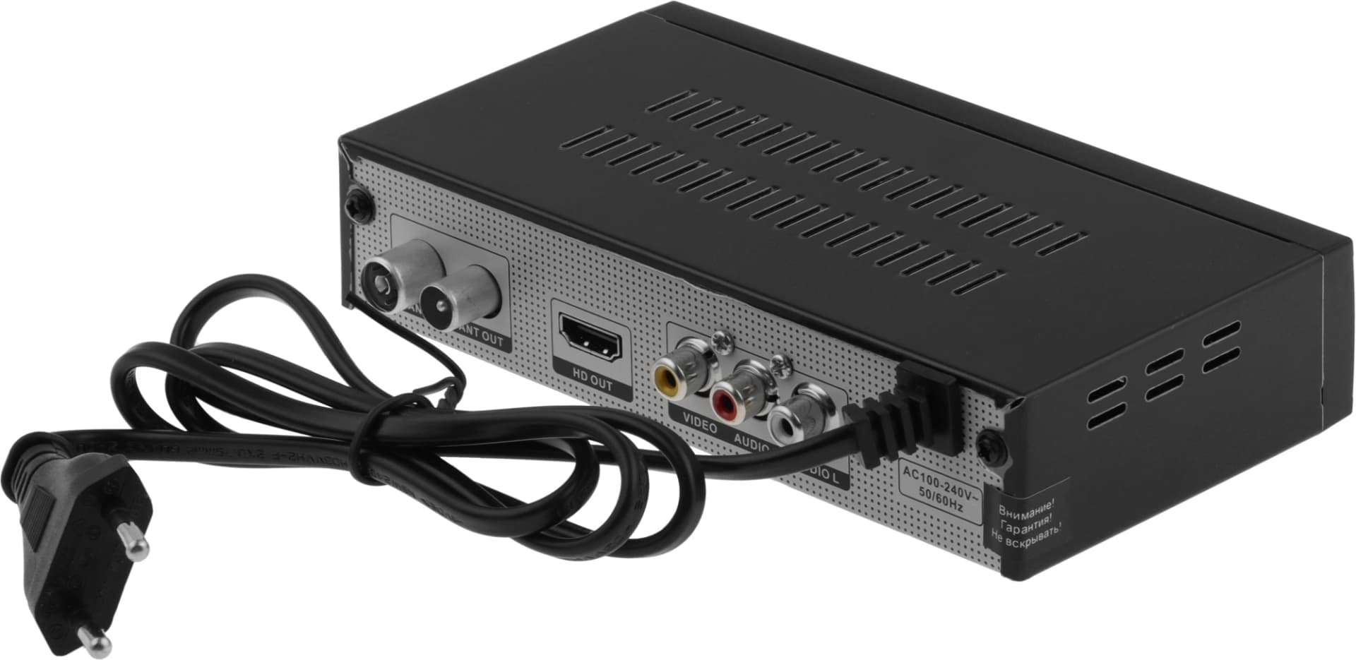 Ресивер DVB-T2 Cadena CDT-2315SB черный - фото 3