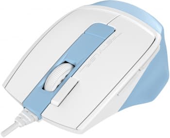 Мышь A4Tech Fstyler FM45S Air голубой/белый оптическая 2400dpi silent USB 7but (FM45S AIR USB (LCY BLUE)) - фото 5