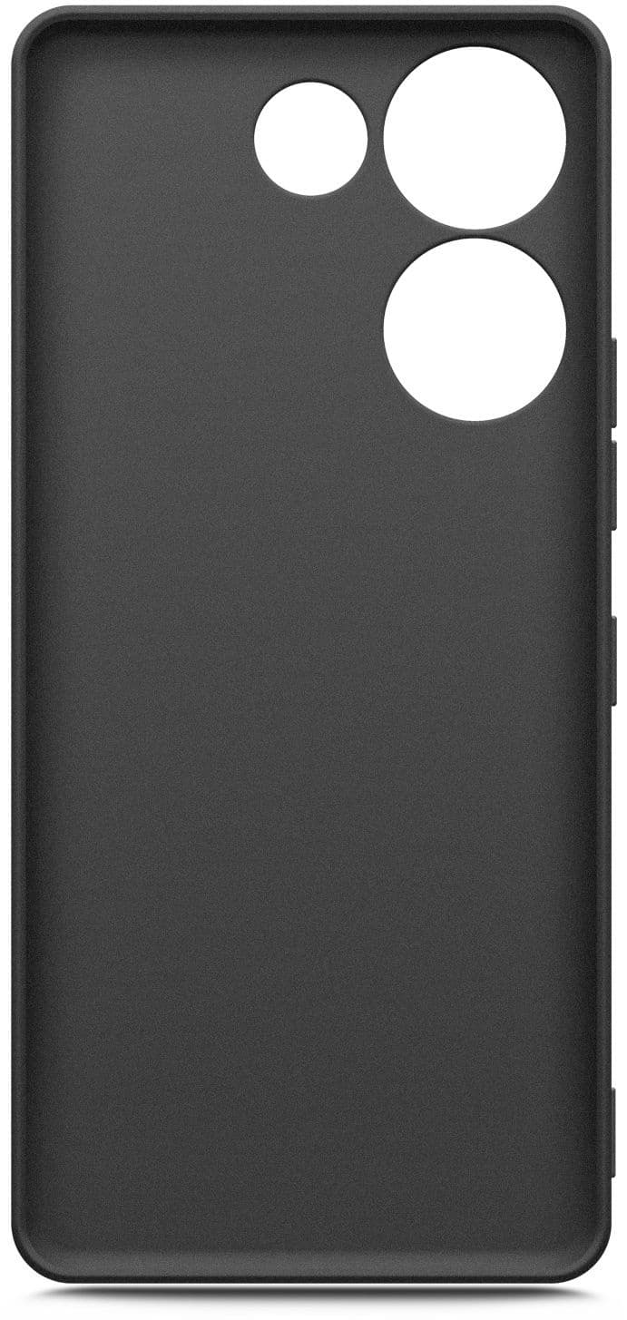 Чехол (клип-кейс) BoraSCO для Tecno Camon 20 (4G)/20 Pro (4G) Silicone Case черный (72054) - фото 4