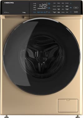 Стиральная машина Hiberg i-DDQ9-712 G класс: A+++ загр.фронтальная макс.:7кг золотистый инвертор - фото 2