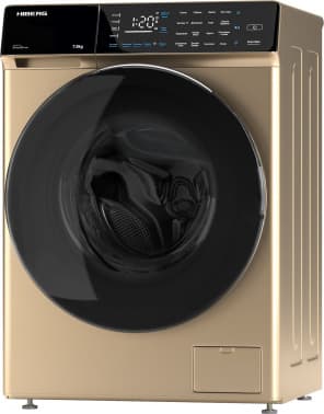 Стиральная машина Hiberg i-DDQ9-712 G класс: A+++ загр.фронтальная макс.:7кг золотистый инвертор - фото 5