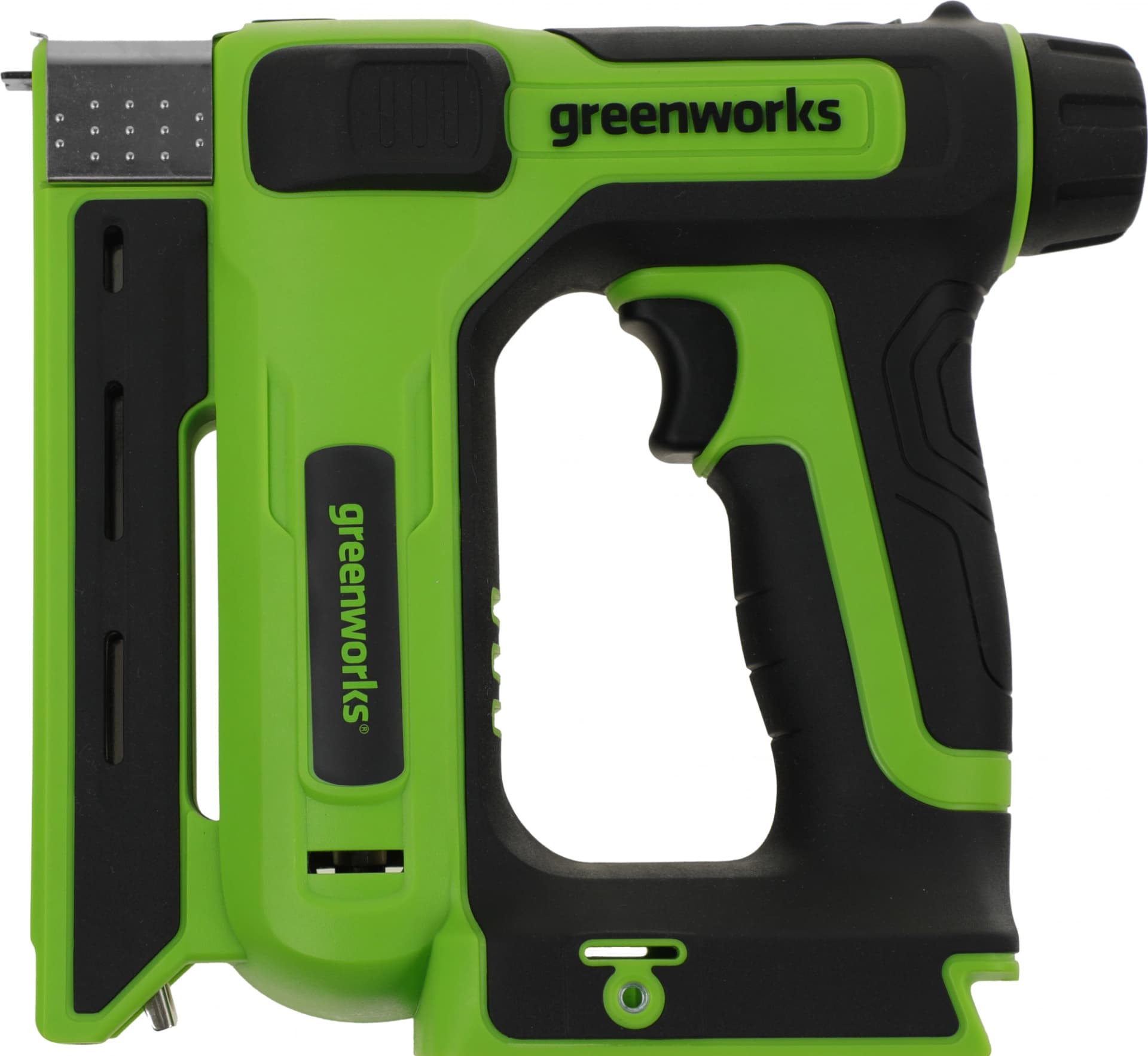 Степлер ручной Greenworks G24CS10 скобы 4/55/90/18GA - фото 4