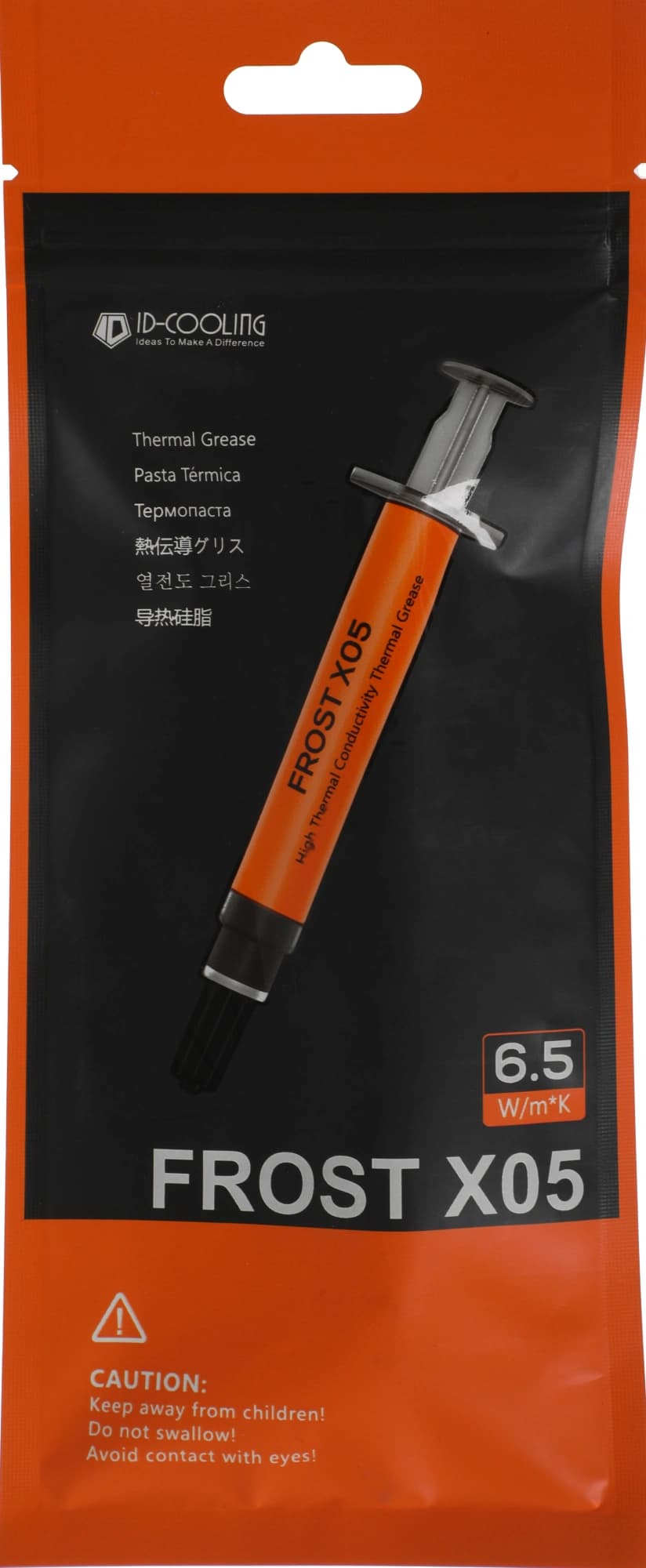 Термопаста ID-Cooling FROST X05 5g 6.5Вт/(м-К) шприц 5гр. - фото 4