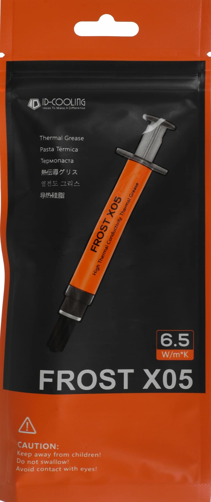 Термопаста ID-Cooling FROST X05 3g 6.5Вт/(м-К) шприц 3гр. - фото 4