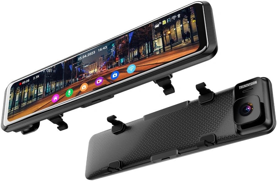 Видеорегистратор TrendVision MR-1100 черный 4Mpix 2160x3840 2160p 150гр. GPS SA 223 - фото 3