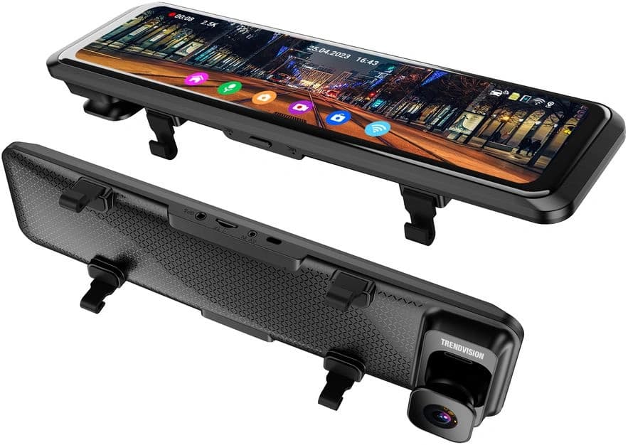 Видеорегистратор TrendVision MR-1100 черный 4Mpix 2160x3840 2160p 150гр. GPS SA 223 - фото 4