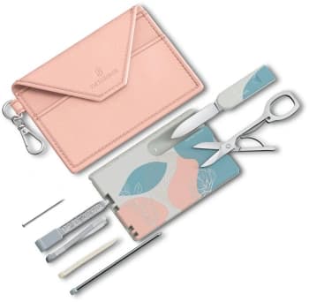Швейцарская карта Victorinox Swiss Card Classic Paris Style (0.7100.E221) розовый коробка подарочная - фото 2