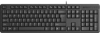 Клавиатура A4Tech KR-3 черный USB кабель 1.5м - фото 2