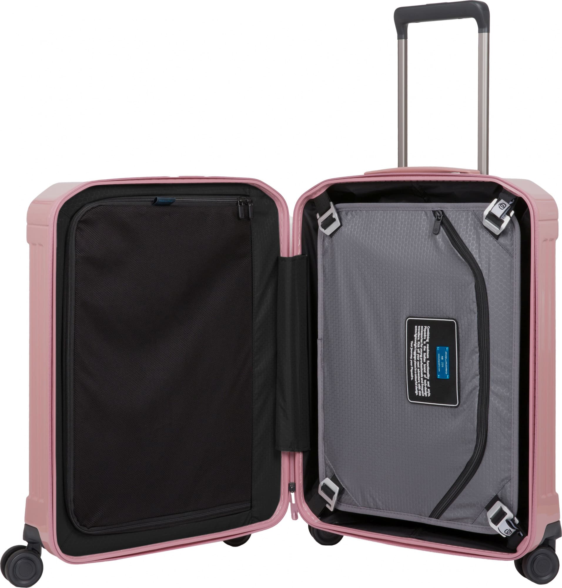 Чемодан Piquadro PQ LIGHT (BV4425PQL/RO) 40x55x20см 31л. 1.99кг. поликарбонат розовый - фото 4