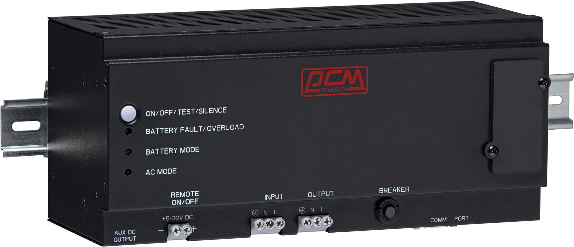Источник бесперебойного питания Powercom DRU-500 300Вт 500ВА черный Gen 2 - фото 3