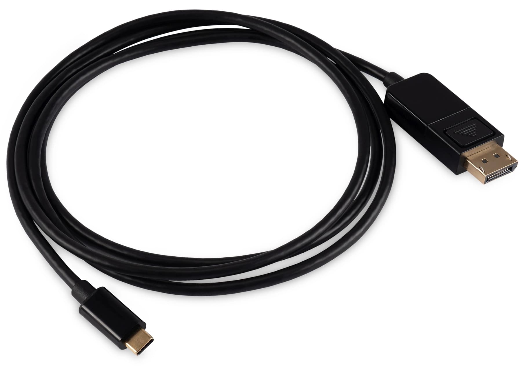 Кабель Buro ver1.4 USB Type-C (m) DisplayPort (m) 1.5м (BU-TYPEC-DP-1.5M) черный - фото 4