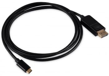 Кабель Buro ver1.4 USB Type-C (m) DisplayPort (m) 1.5м (BU-TYPEC-DP-1.5M) черный - фото 5