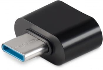 Адаптер Buro BU-USB2-AF-CM USB A(f) USB Type-C (m) черный - фото 2