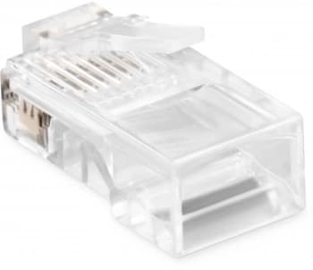 Коннектор Buro (BU-CONRJ45-50PCS) RJ45 прозрачный (упак.:50шт) - фото 2